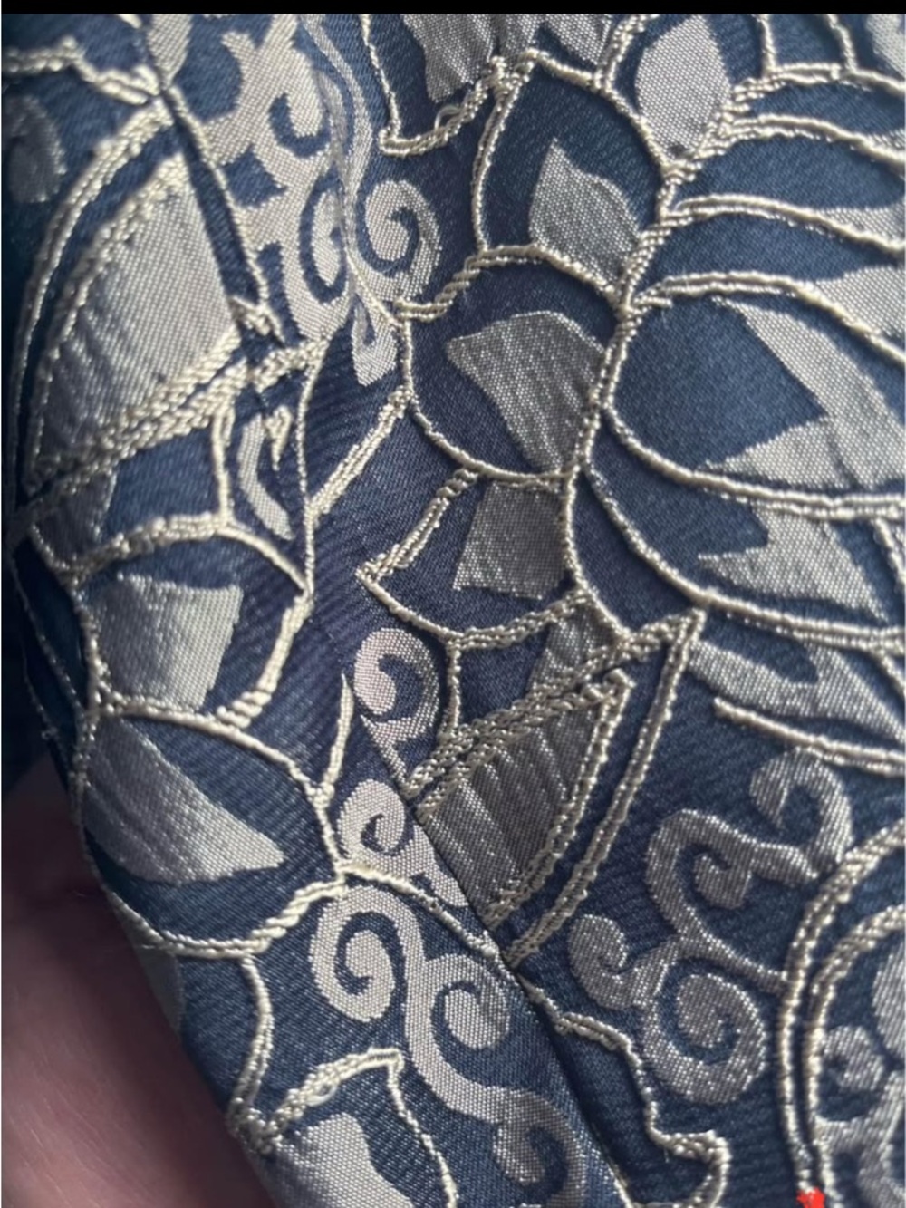 Embellished Floral Brocade Jacket - Gold & Black - Picture 7 of 8